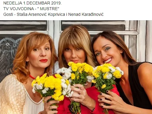 TV Vojvodina - "MUSTRE" 1.DECEMBAR 2019.